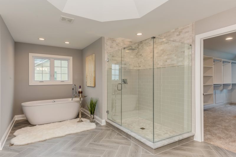 Wide Picture of a Modern Bathroom